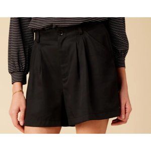NWT Amour Vert Larisa Tencel Twill Short Black Size Large L Shorts